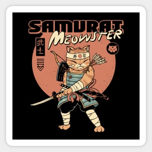 Samurai Meowster Sticker